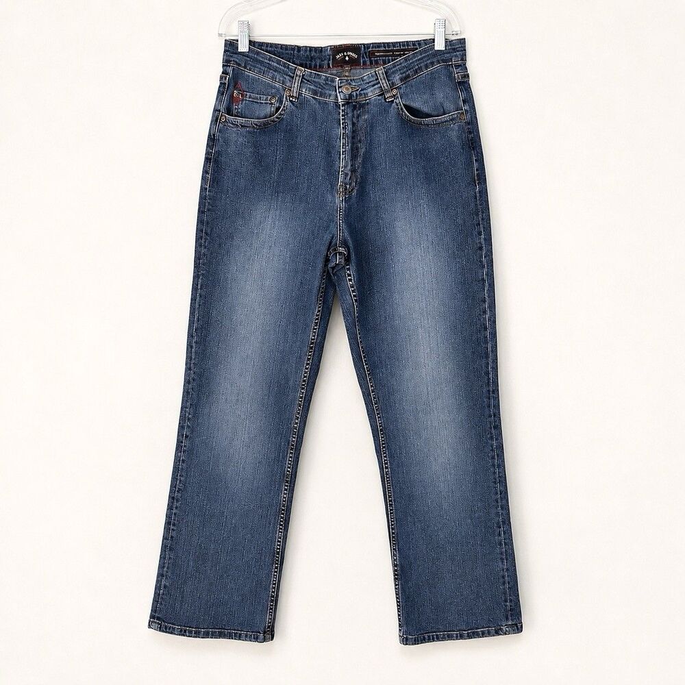 Jack of Spades The High Roller Stretch Jeans Men’s 34x30 Straight Medium Wash
